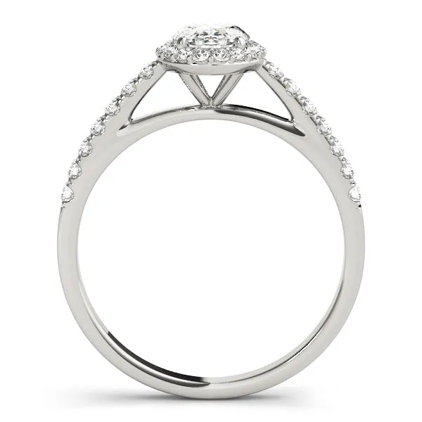 Engagement Rings Halo Oval - TN50917-E