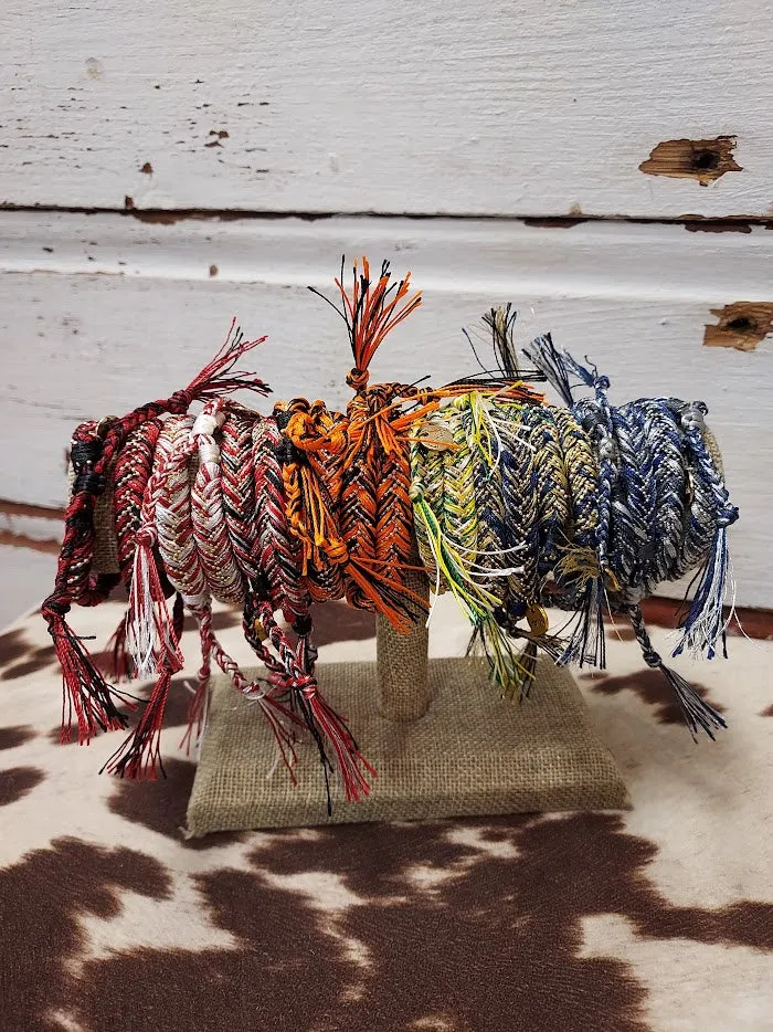 Erimish Braided Gameday Cuff Bracelets