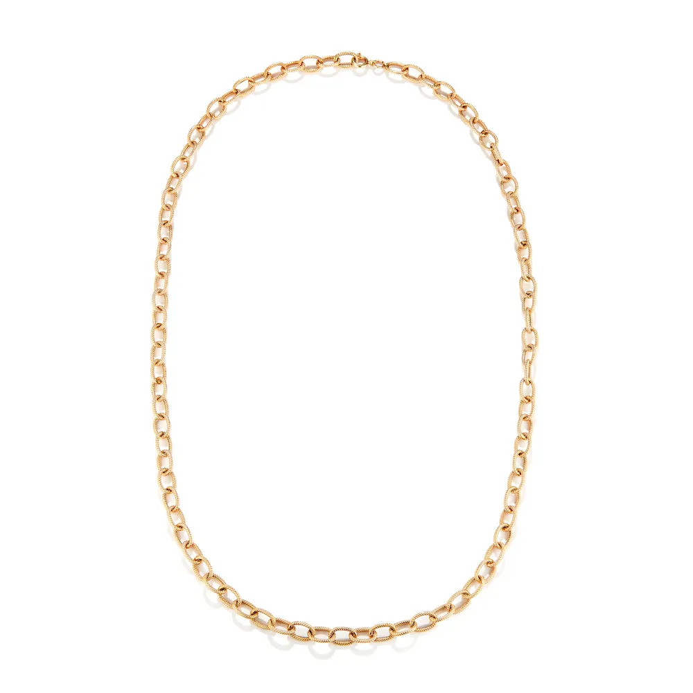 Estate 14k Yellow Gold Link Chain-24"