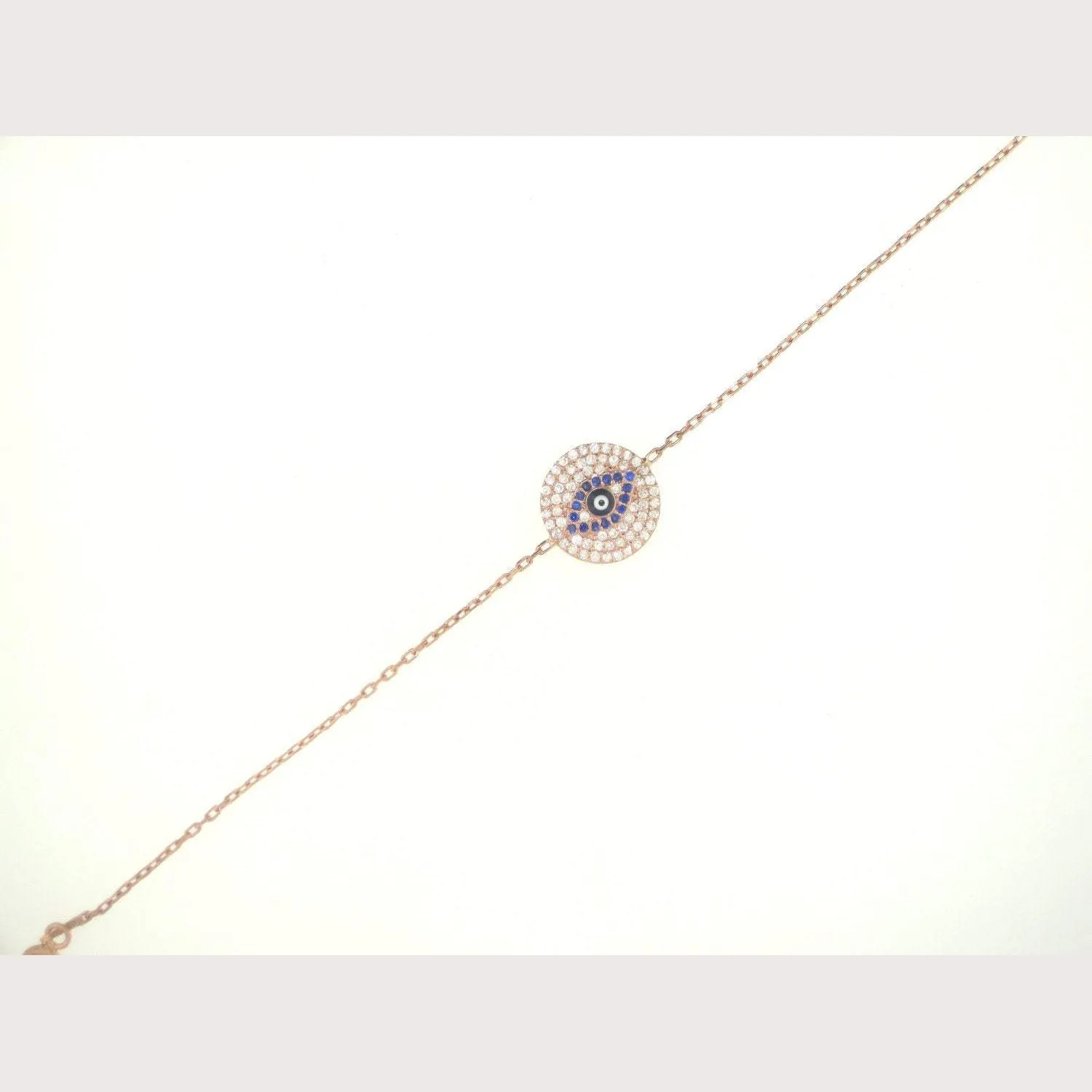 Evil Eye Disc Bracelet