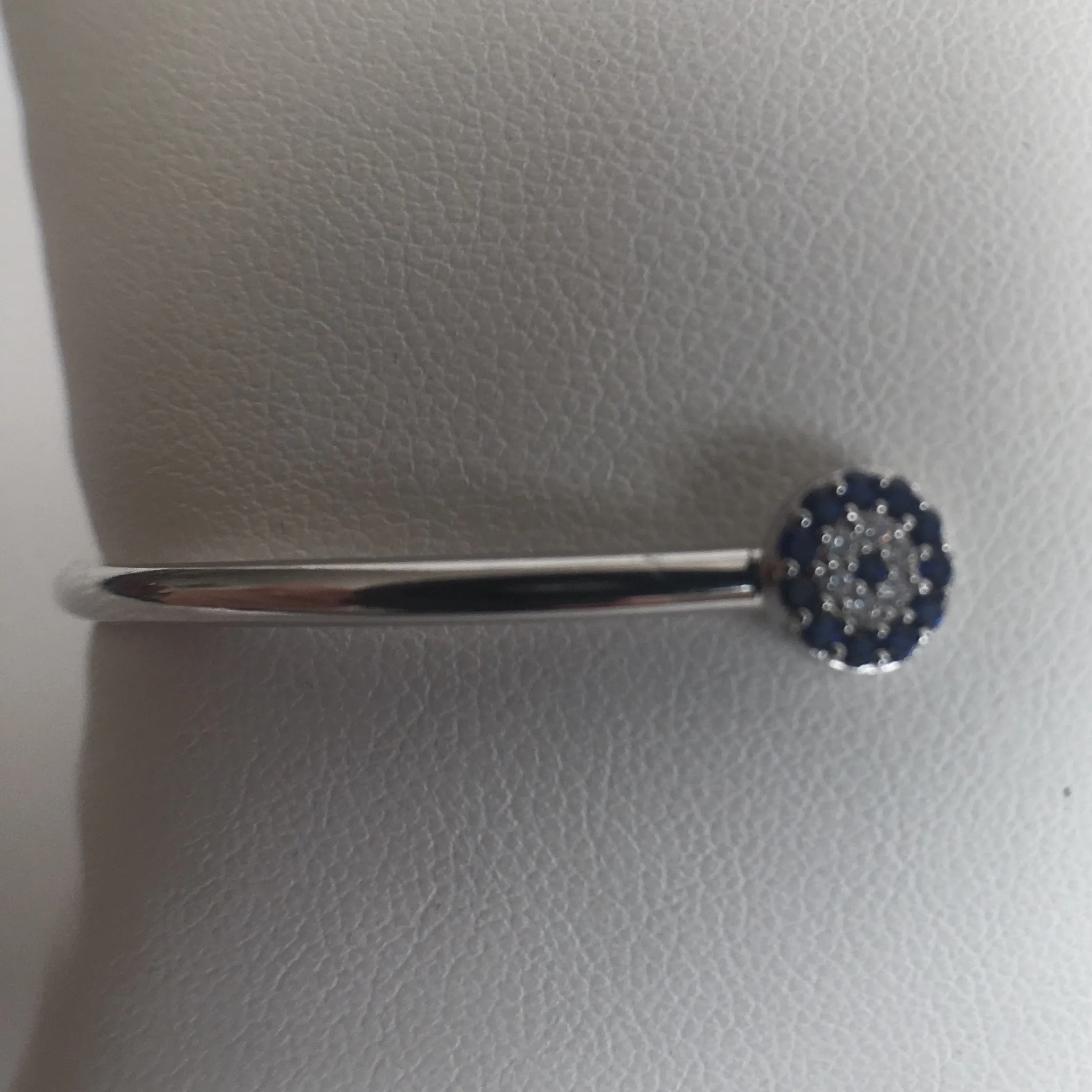 Evil Eye Open Cuff Bracelet