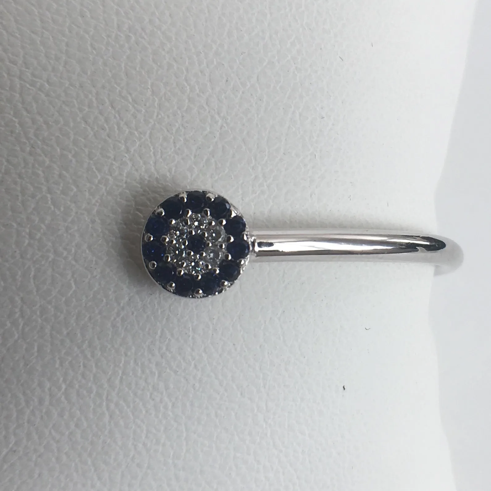 Evil Eye Open Cuff Bracelet