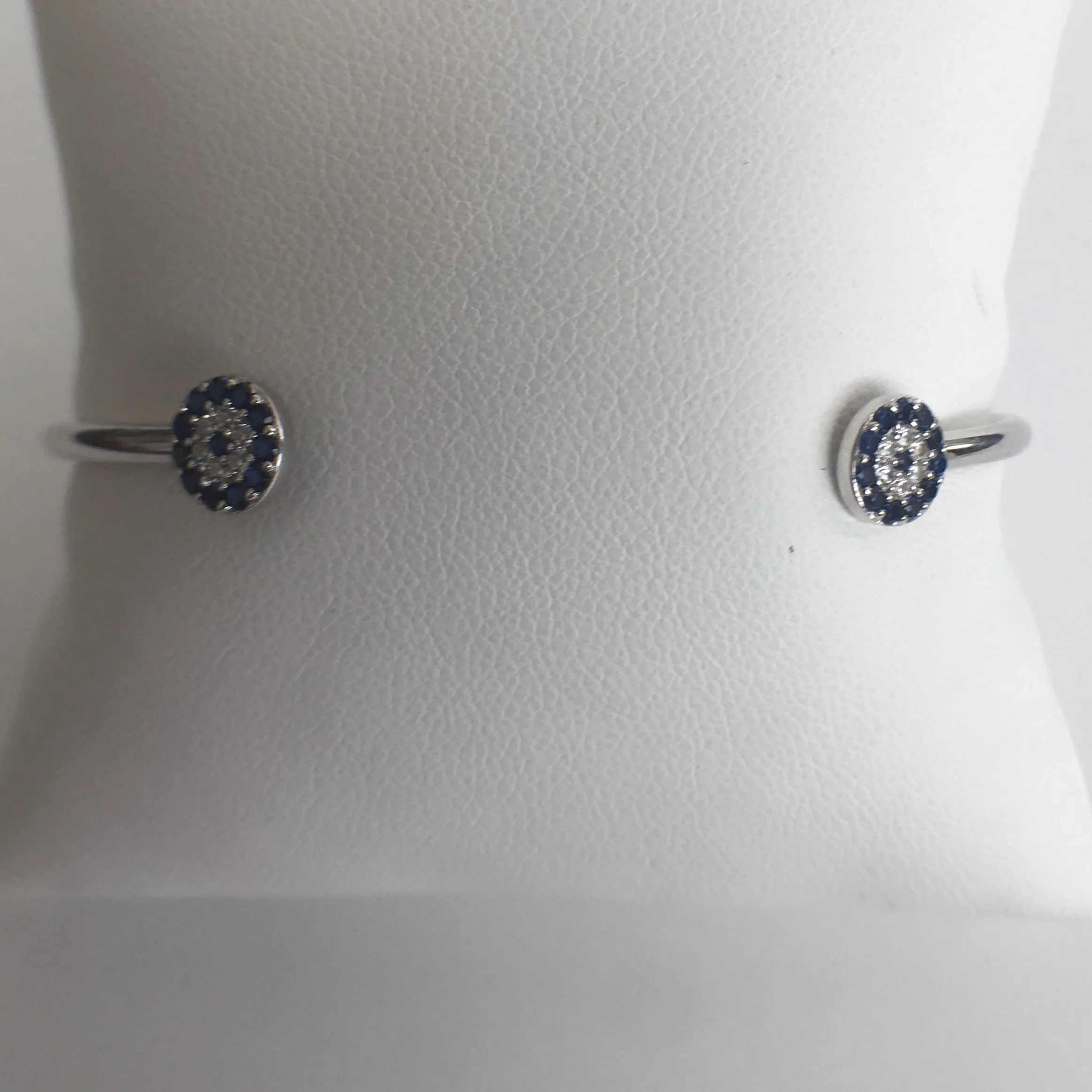 Evil Eye Open Cuff Bracelet