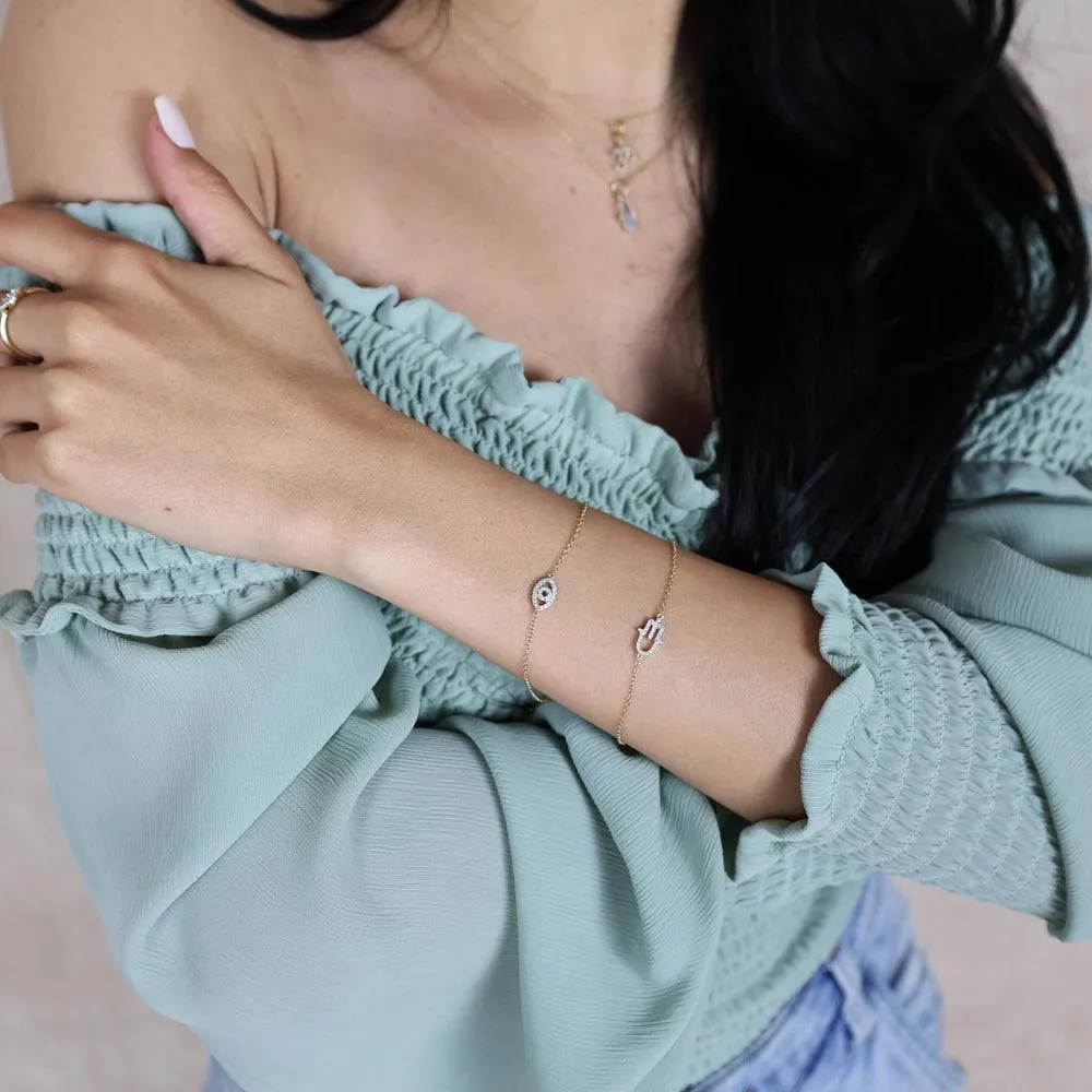 Eye on the Prize Chain Bracelet
