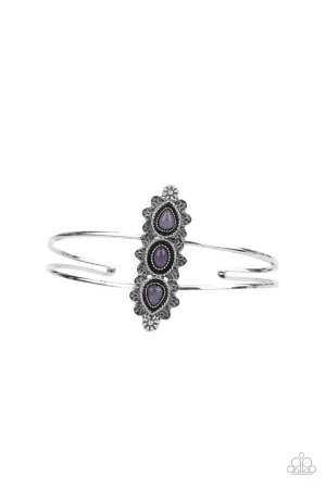 Fairytale Flowerbeds Purple Paparazzi Cuff