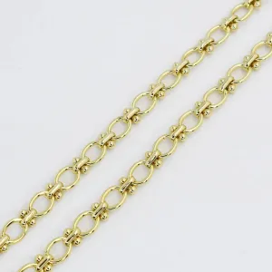 Fancy Link Gold Necklace