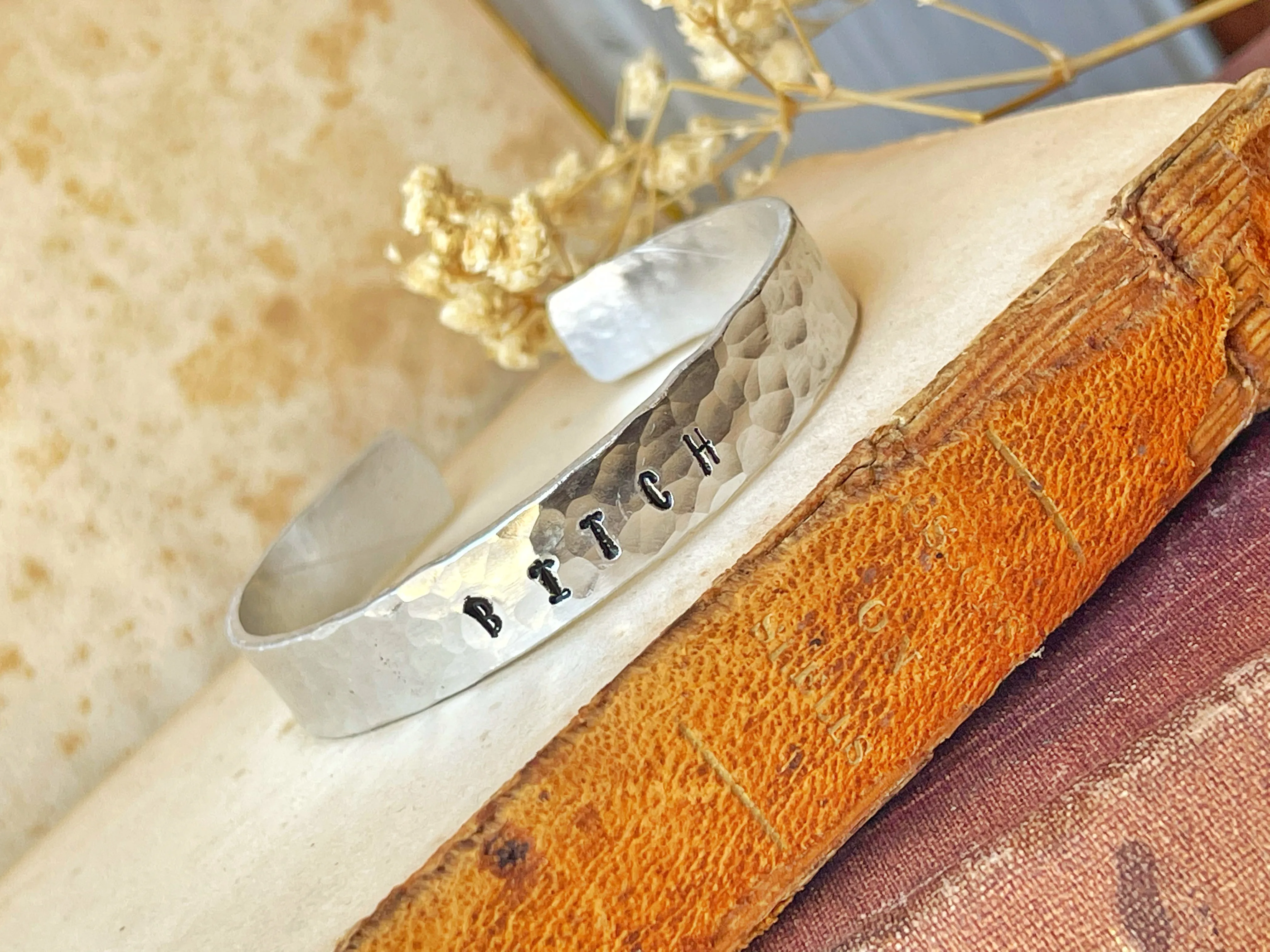 Fierce | Badass | Bitch | Slut | Feminist | Word Bracelets