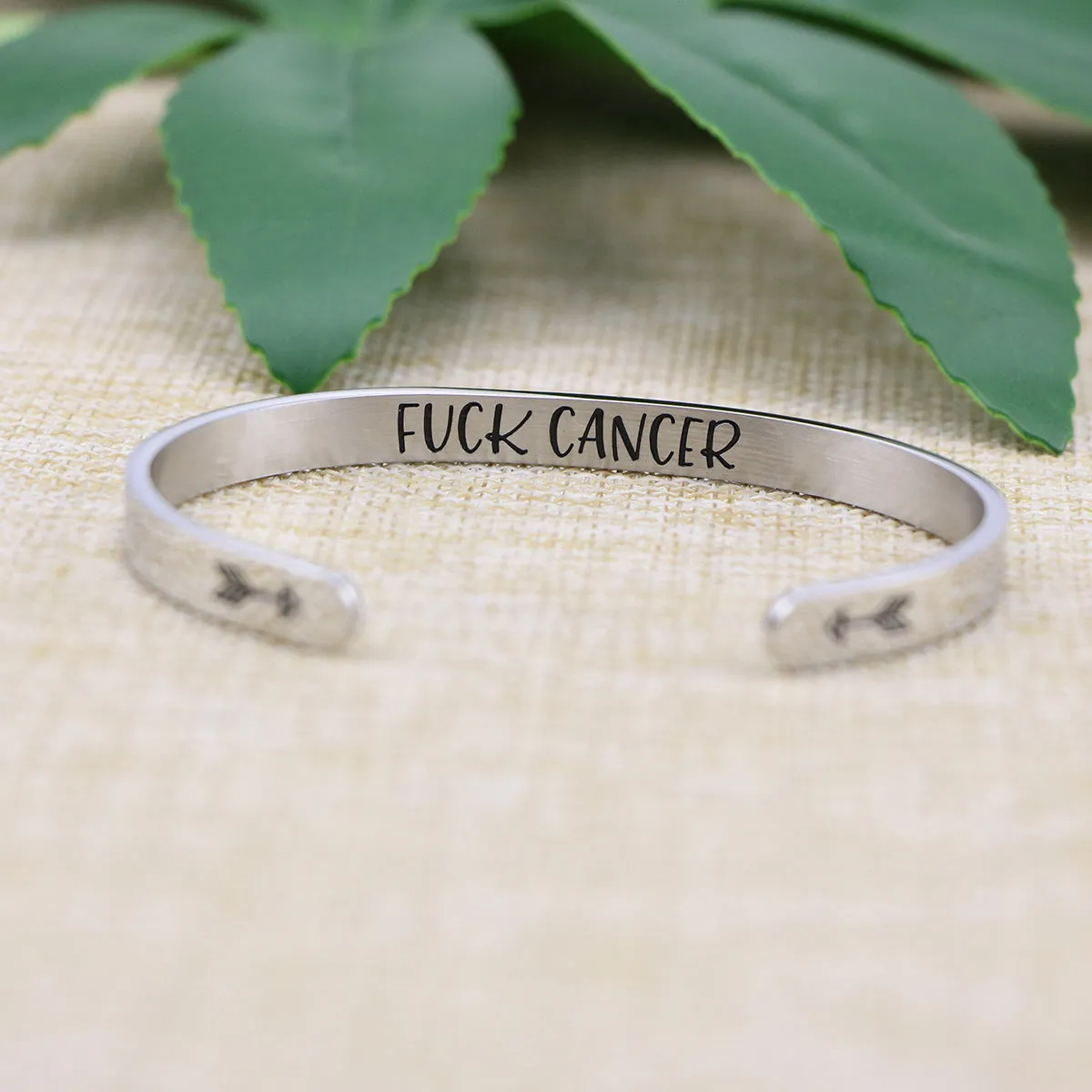 F**k Cancer Inspirational Bracelets