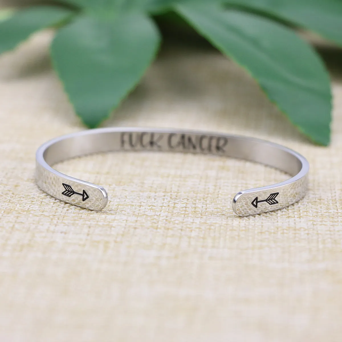 F**k Cancer Inspirational Bracelets
