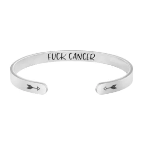 F**k Cancer Inspirational Bracelets