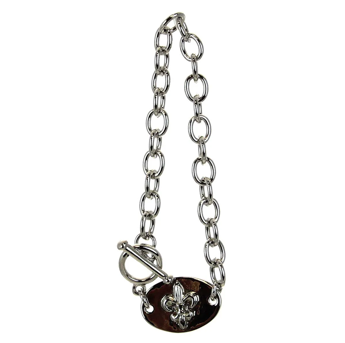 Fleur De Lis Toggle Bracelet