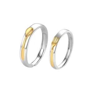 Fork & Spoon Matching Rings