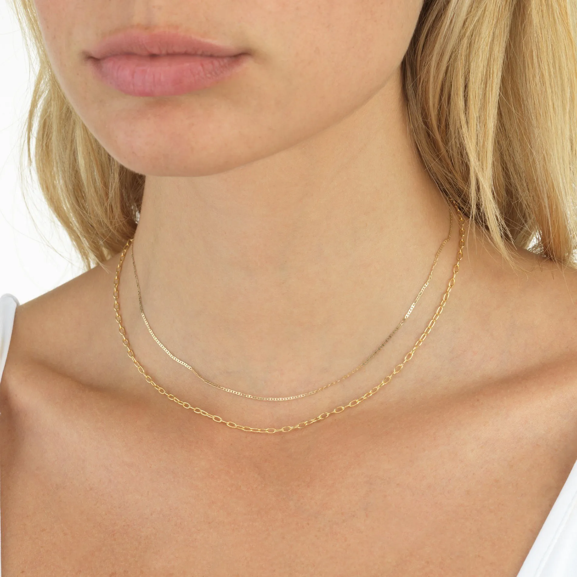 Forzatina Chain Necklace 14K