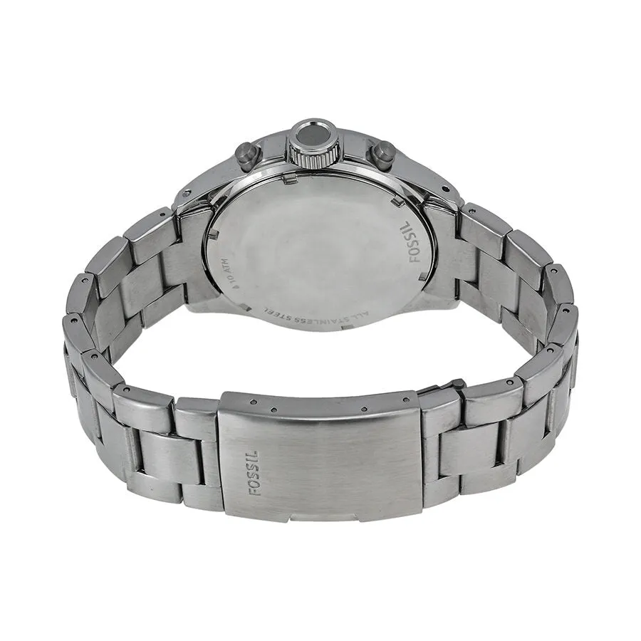 Fossil Decker Chronograph Black Dial Stainless Steel Men's Watch CH2600
