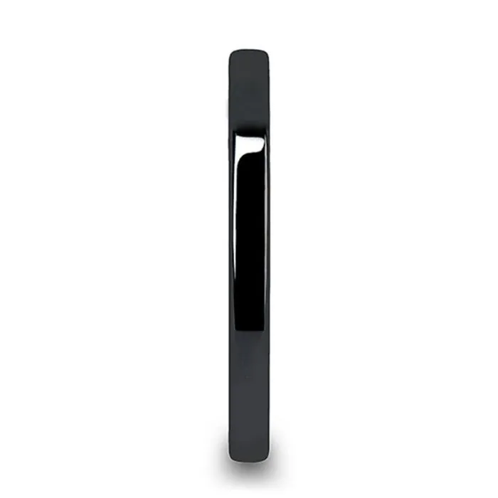 FRAENER | Ceramic Ring Flat Black