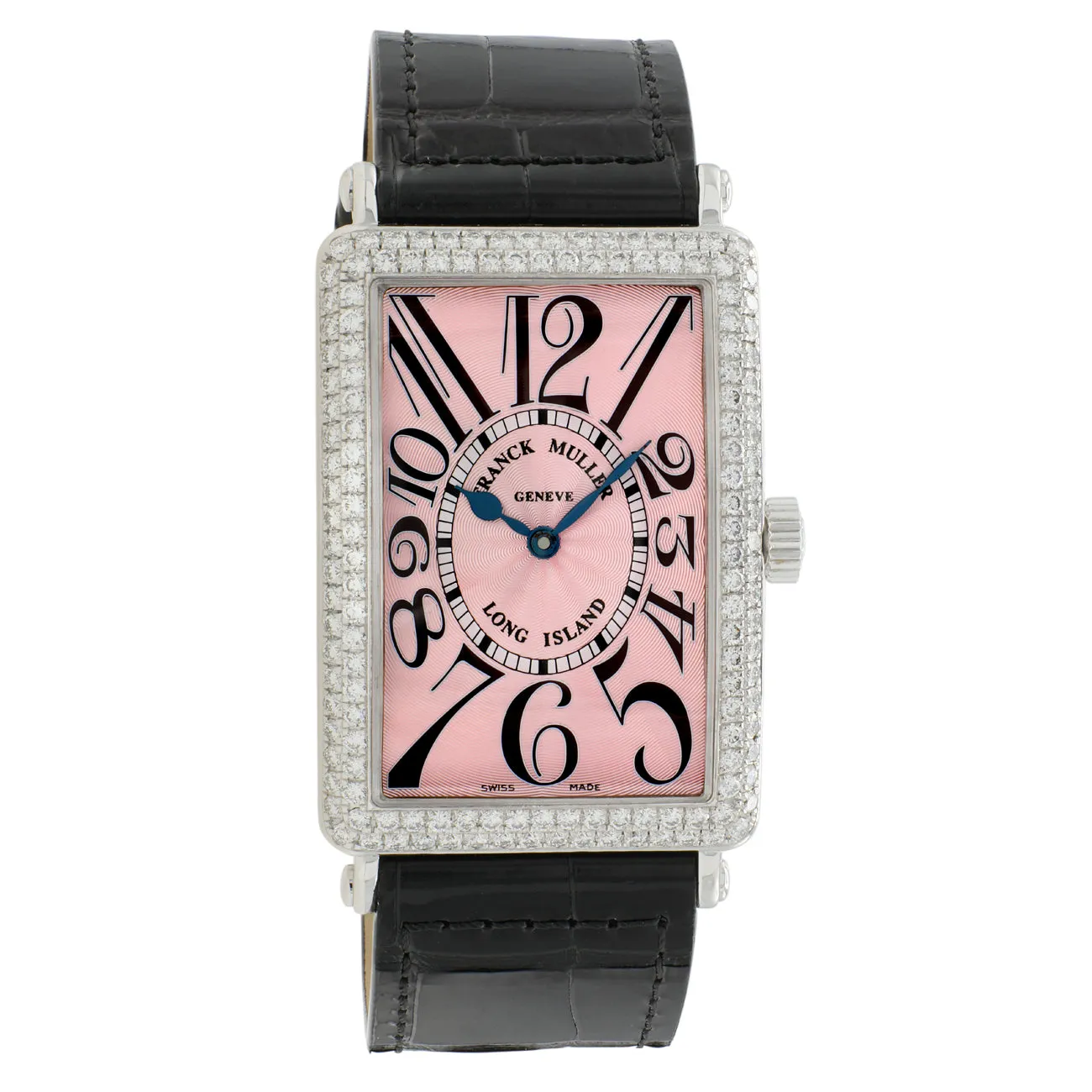 Franck Muller 18K White Gold Diamond Long Island 1000 SC D
