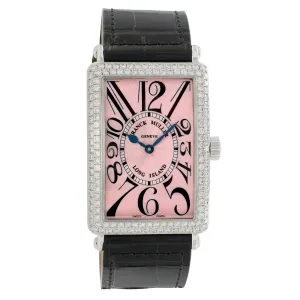 Franck Muller 18K White Gold Diamond Long Island 1000 SC D