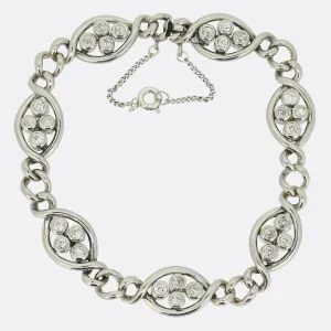 French Art Deco Diamond Bracelet