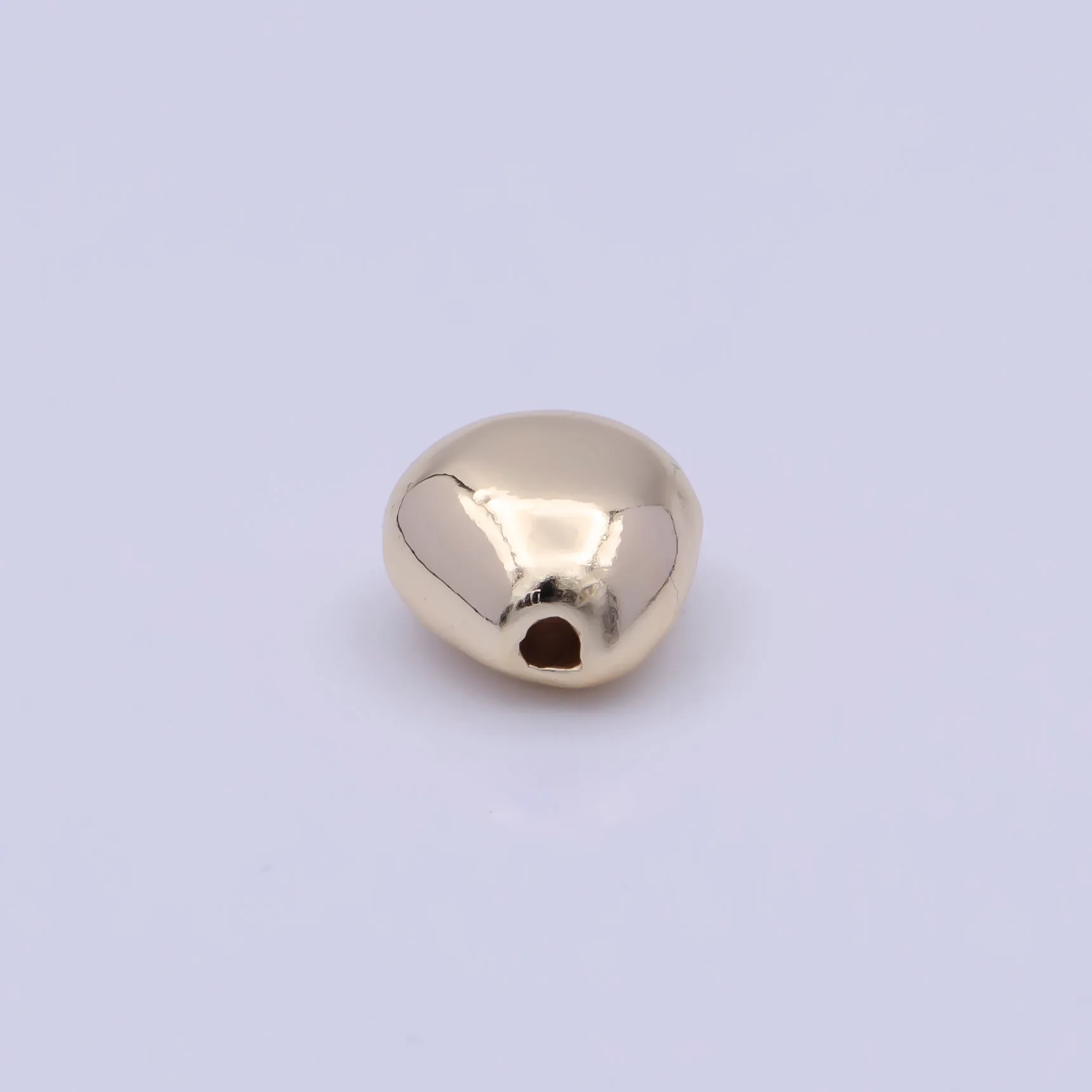 Geometric Oval Gold Jewelry Making Abstract Bead Findings G-621