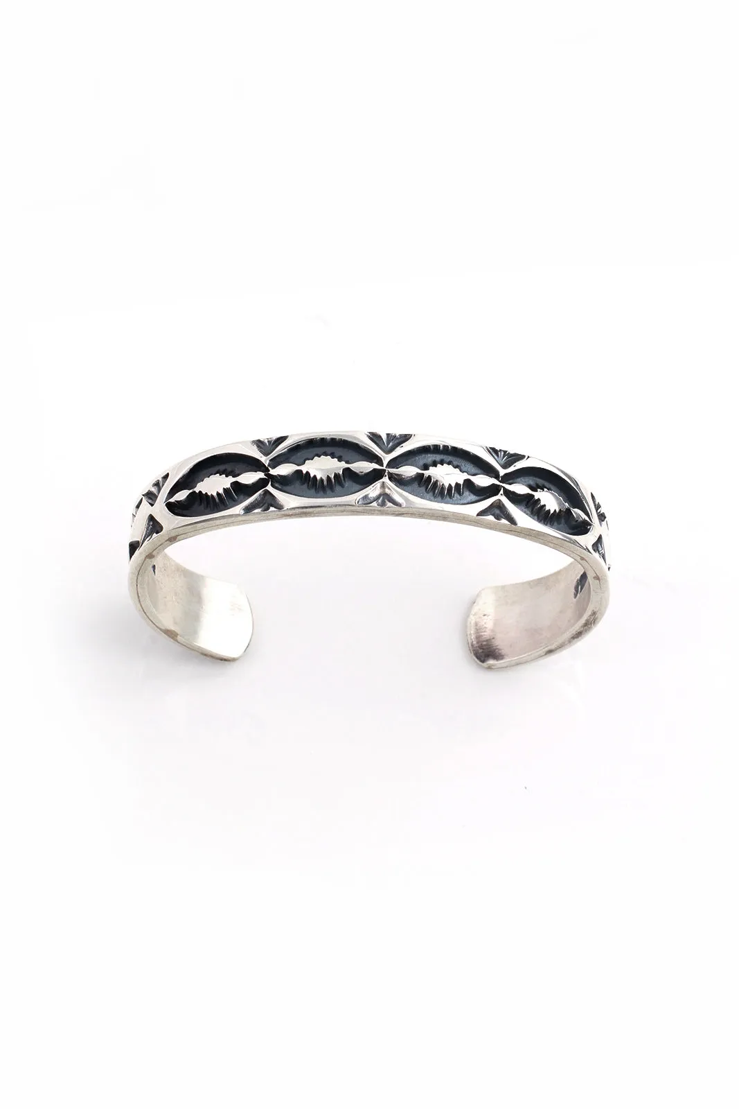Gerald Tahe Sterling Silver Men's Cuff