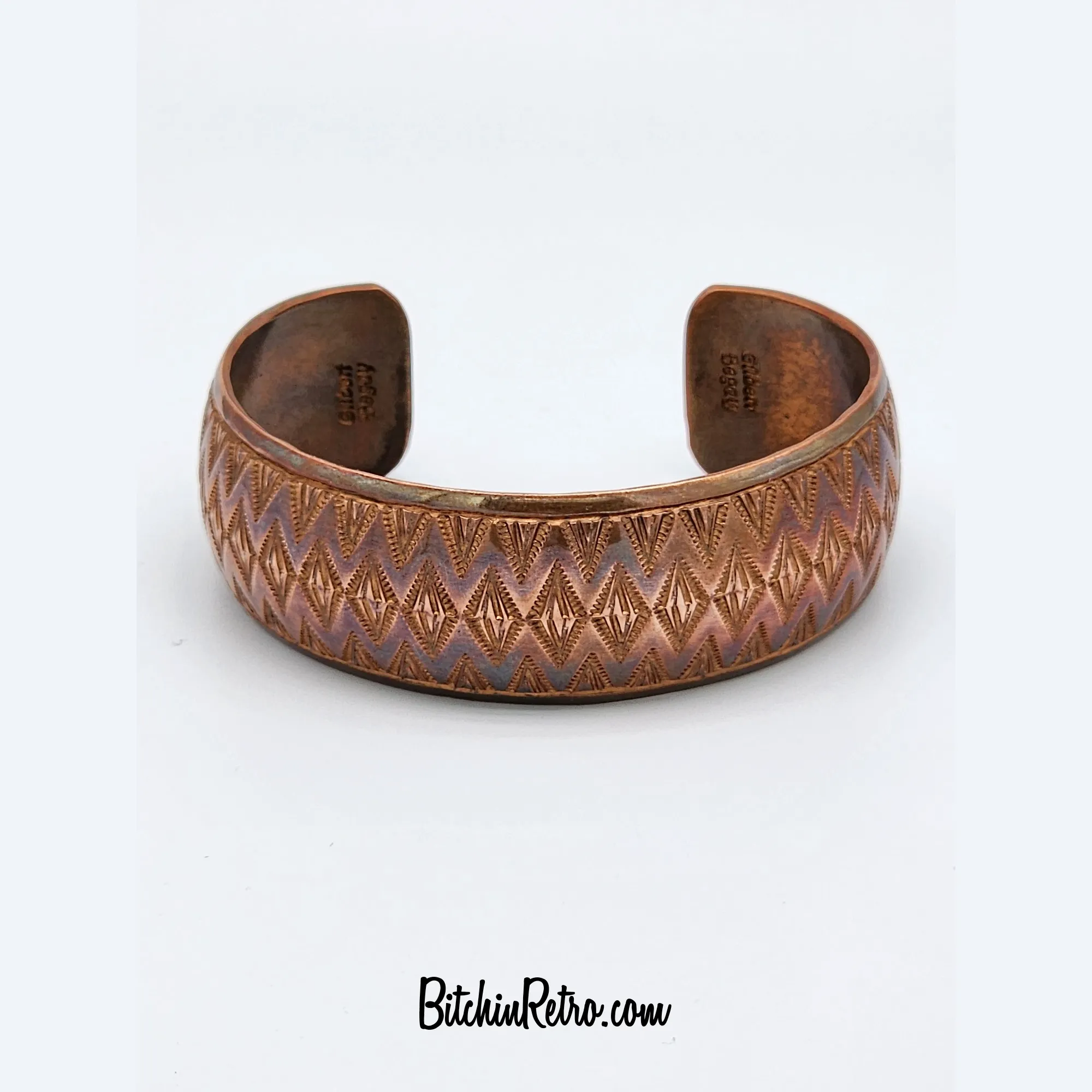 Gilbert Begay Artisan Copper Cuff Bracelet