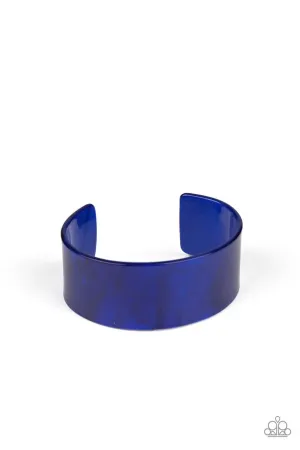 Glaze Over Blue Paparazzi Bracelet