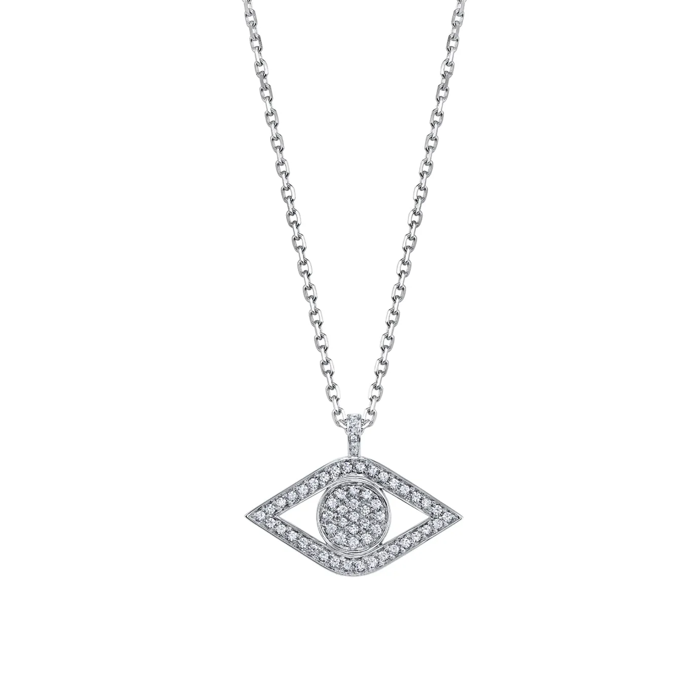 Gold & Diamond Extra Large Eye Charm