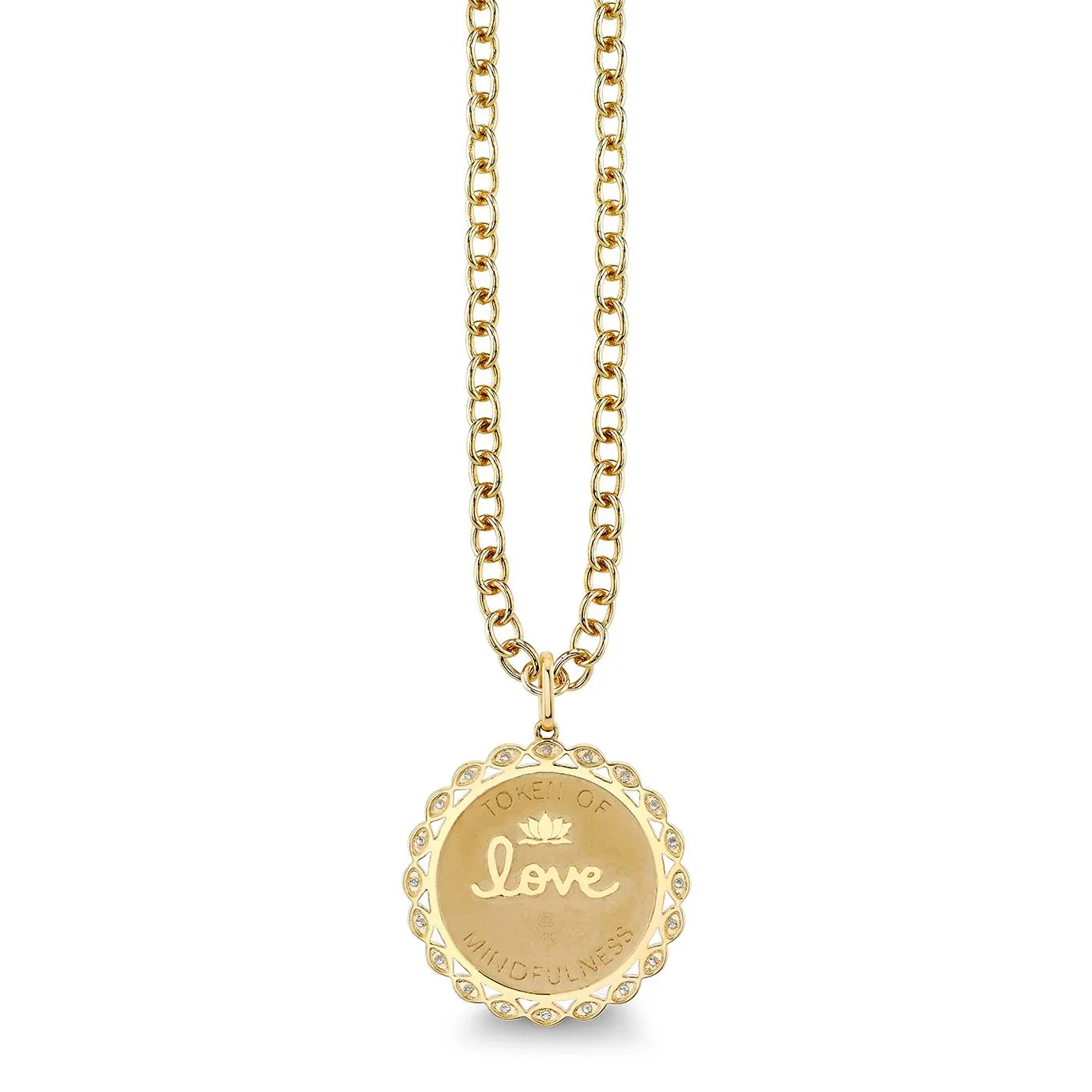 Gold & Diamond Icon Wheel Coin
