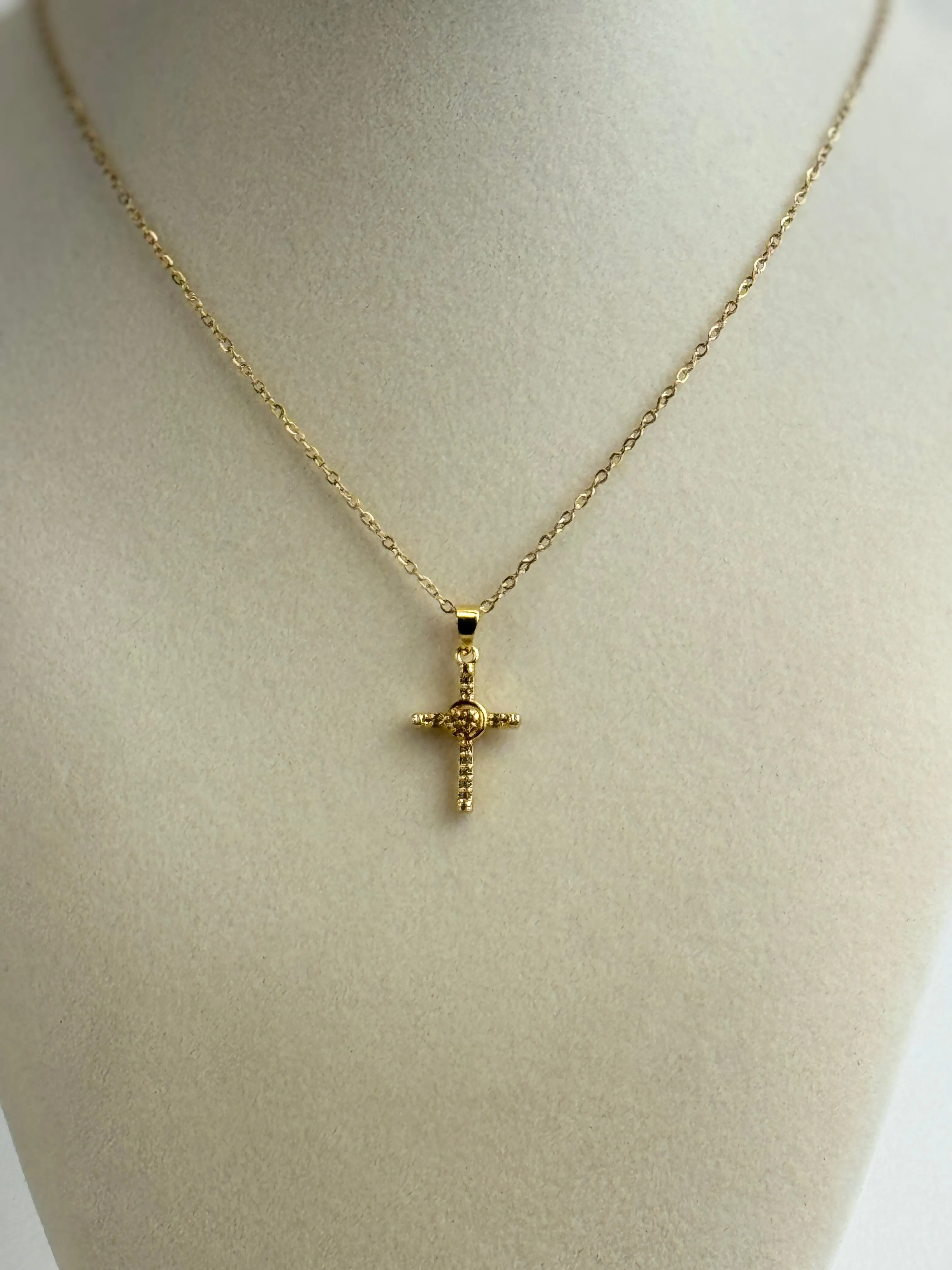 Gold Diamond Cross Necklaces