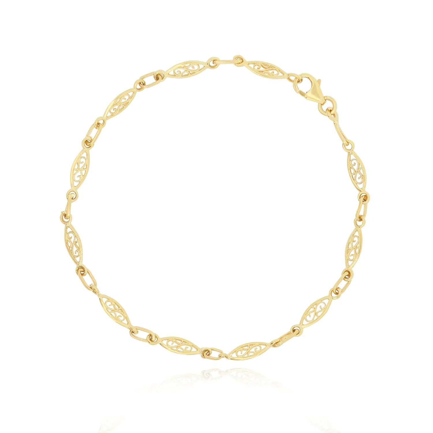 Gold Lace Bracelet