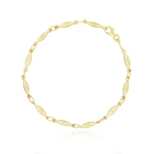 Gold Lace Bracelet