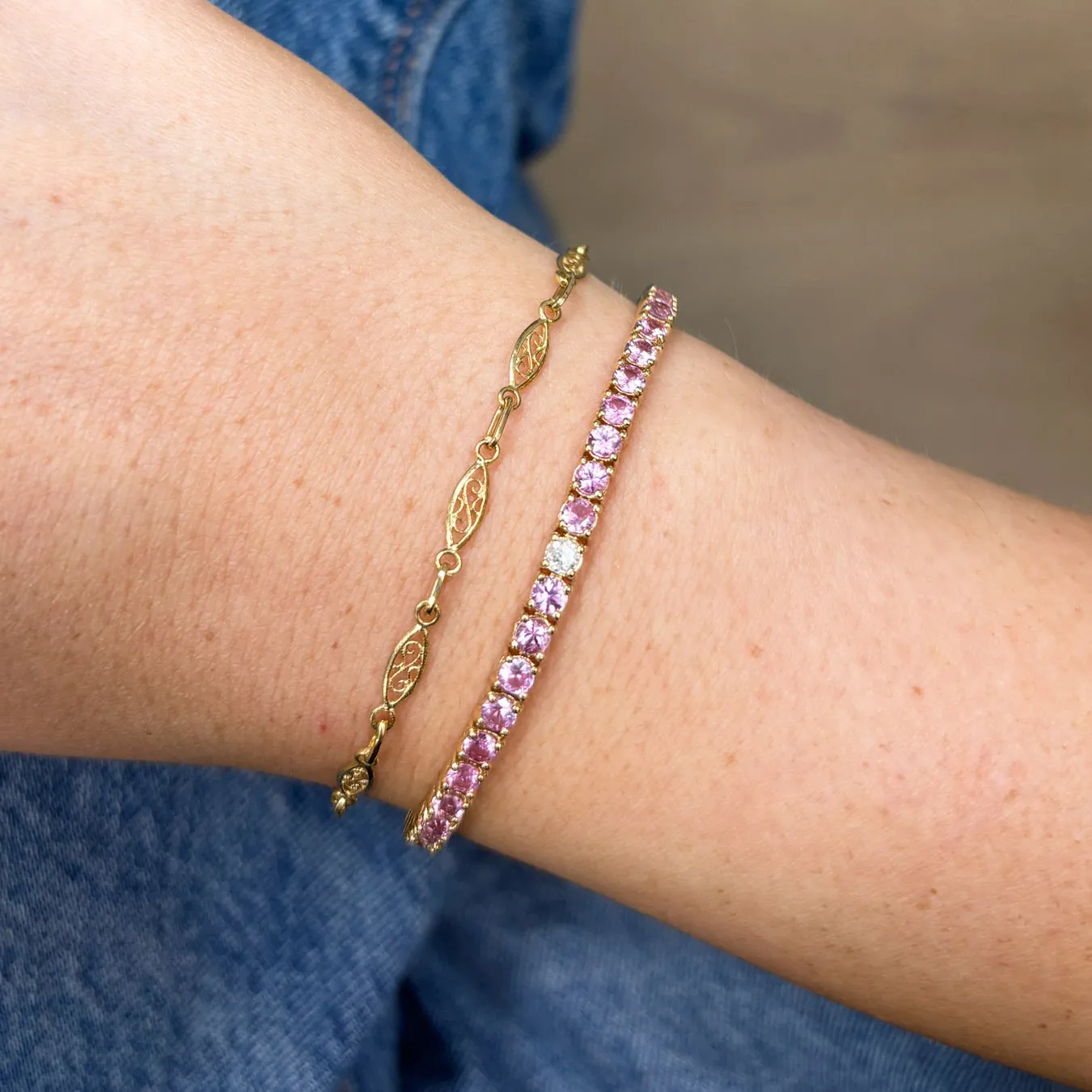Gold Lace Bracelet