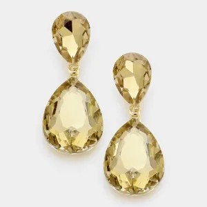 Gold Teardrop Earrings  | 237734
