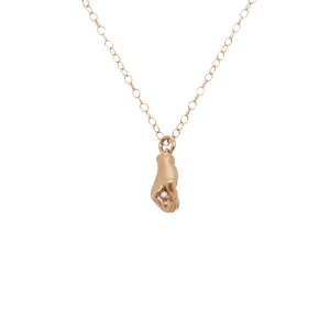 Golden Fist Necklace