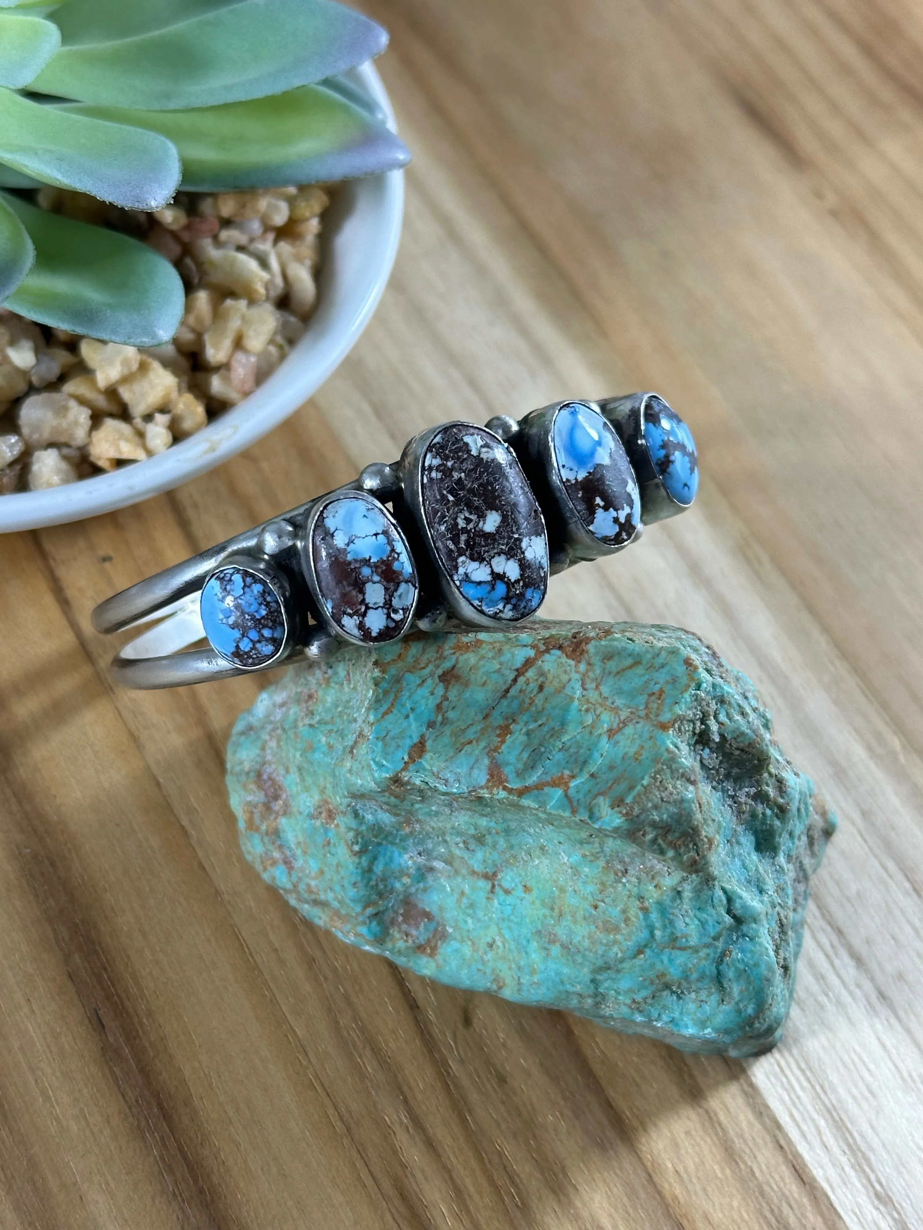 Golden Hills 5-Stone Cuff