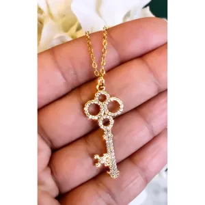 Golden Key Necklace