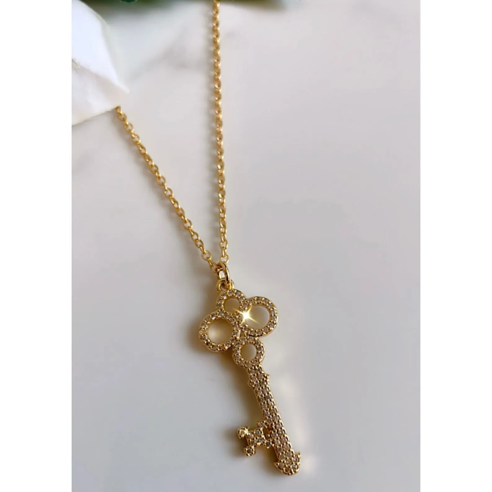 Golden Key Necklace