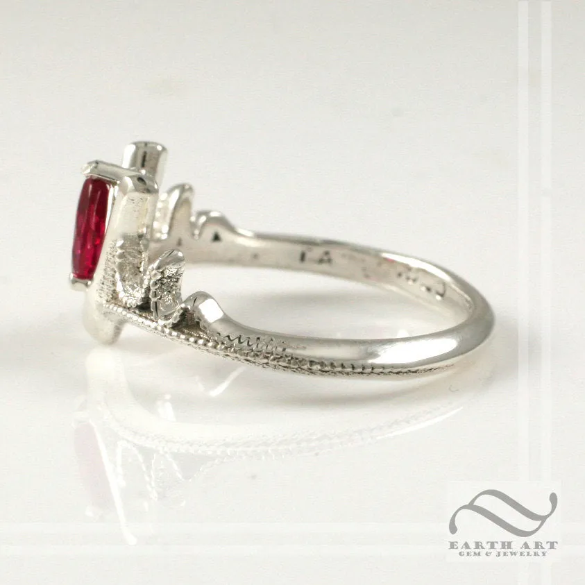 Goron's Ruby Ring - Legend of Zelda - Sterling Silver