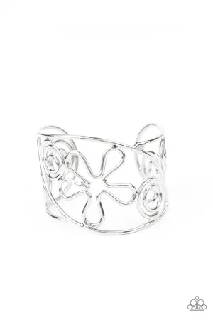 Groovy Sensations Silver Paparazzi Bracelet