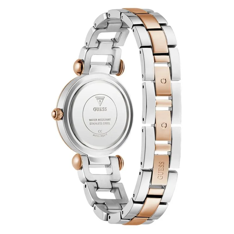 Guess Ladies 2-Tone Rose Gold Tone Analog Watch
