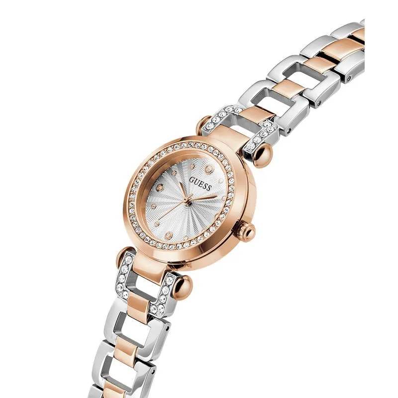 Guess Ladies 2-Tone Rose Gold Tone Analog Watch