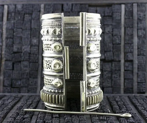 Gypsy Kuchi Tribe Wide Cuff
