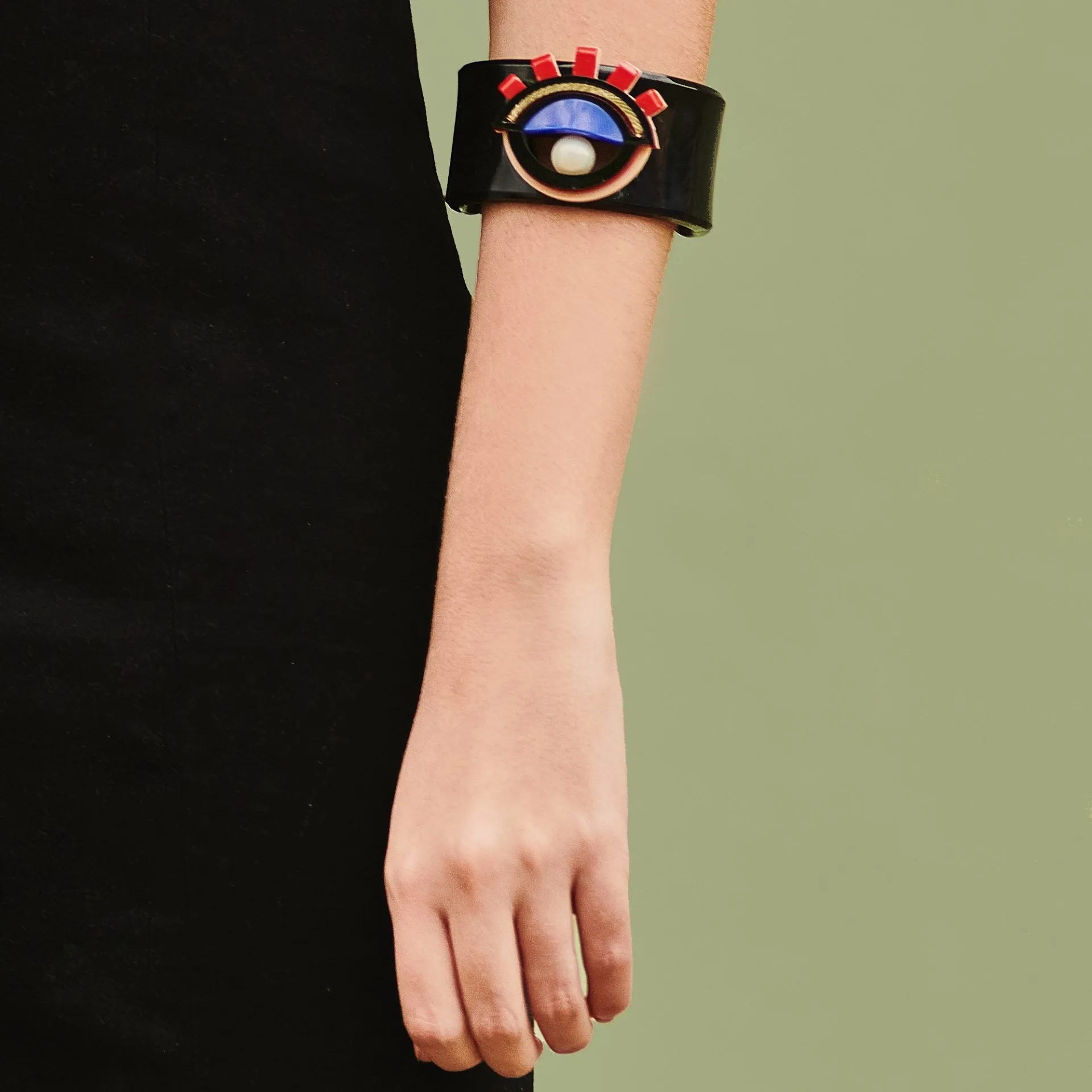Handmade Acrylic Eye Bracelet