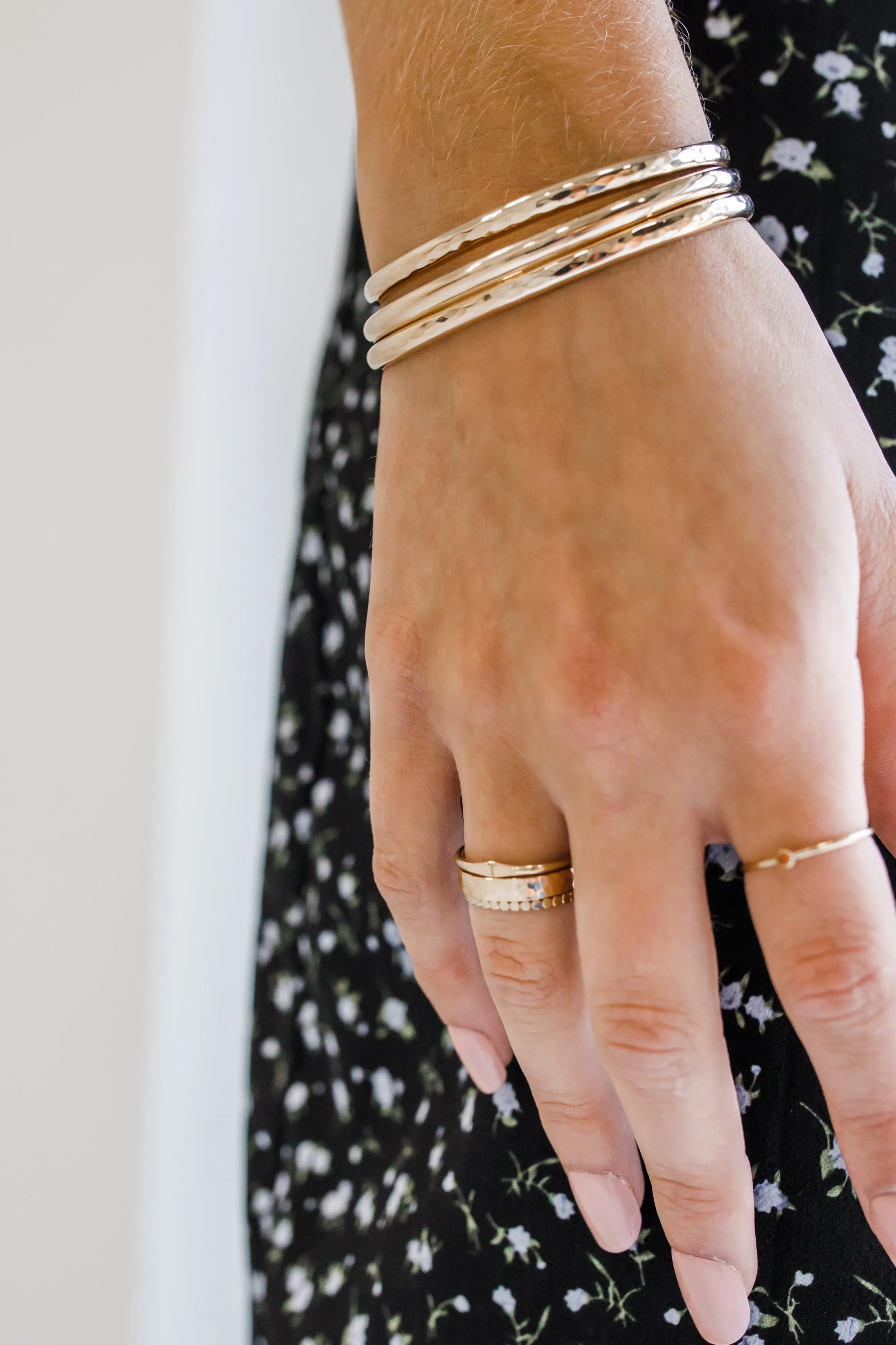 handwriting cuff bracelet { silver   gold }