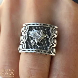 Hinged Triple Bar Ring