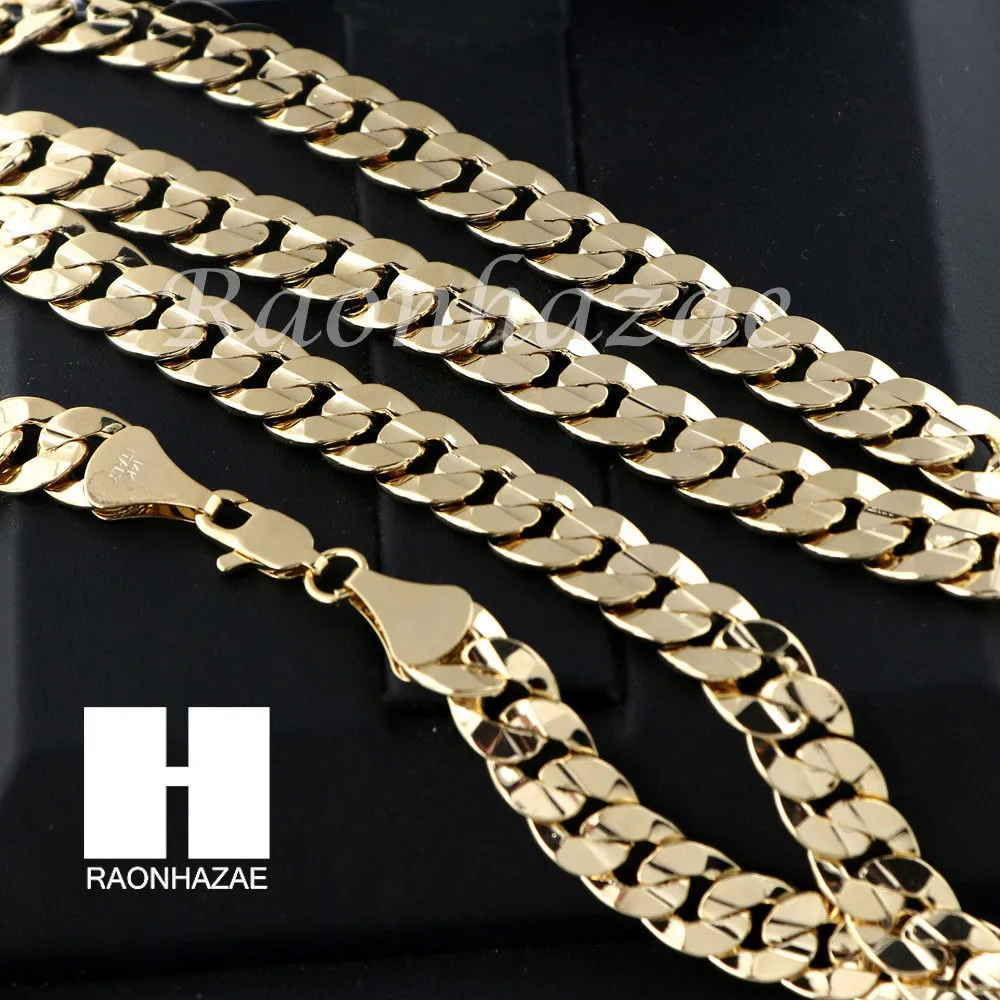 HIP HOP PRAYING HANDS TENNIS CHAIN DIAMOND CUT 30" CUBAN LINK CHAIN S55