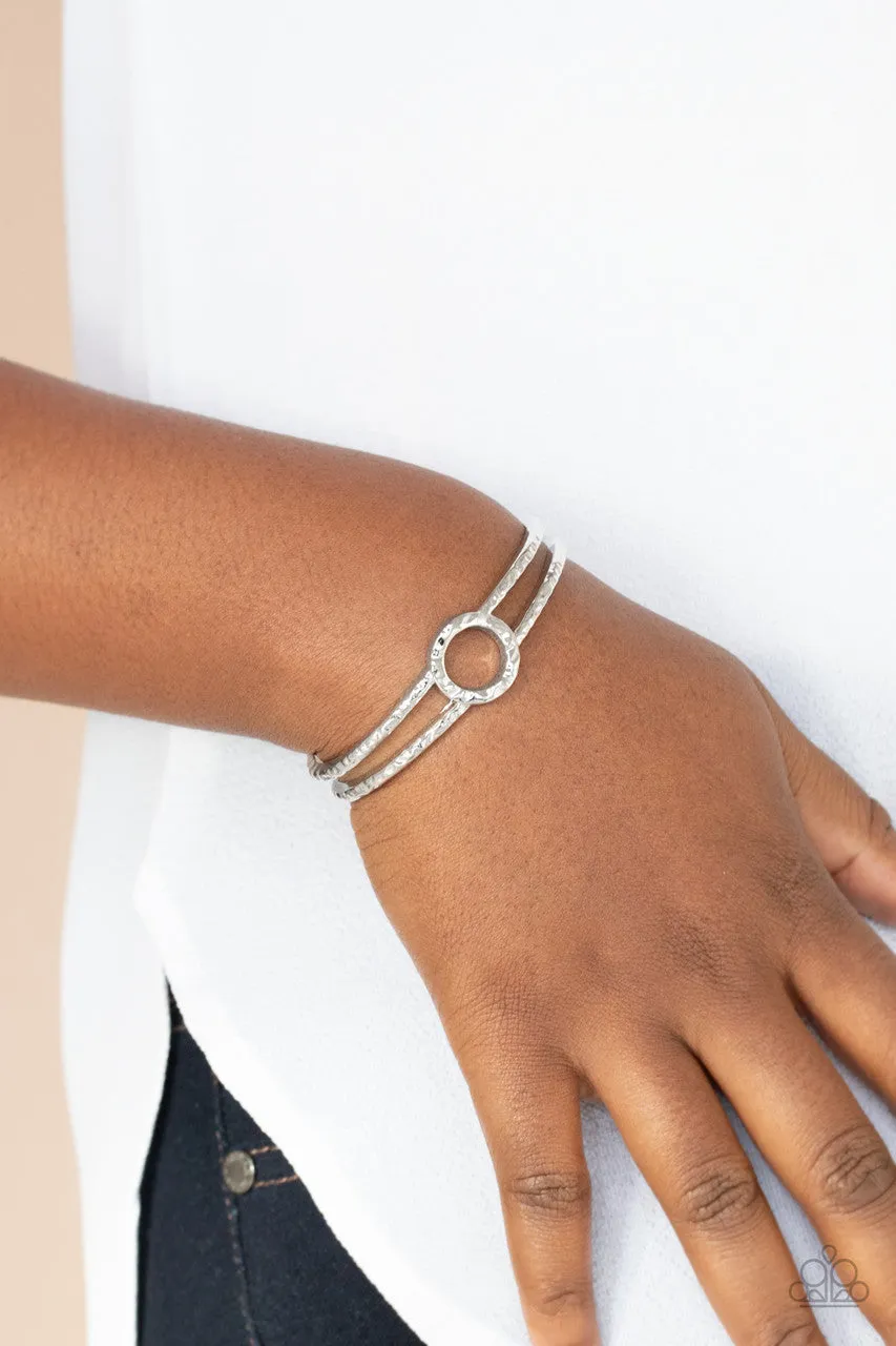 Historical Heirloom Silver Paparazzi Bracelet