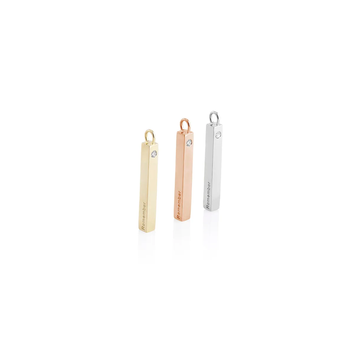 Horizontal Bar Bracelet on Chain