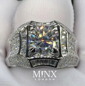 Iced Out Ring | Mens Iced Out Rings | Womens Iced Out Ring | Iced Out Rings UK | big diamond ring | Mens Wedding Ring | rings | iced out