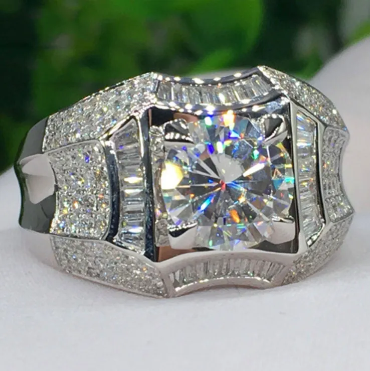 Iced Out Ring | Mens Iced Out Rings | Womens Iced Out Ring | Iced Out Rings UK | big diamond ring | Mens Wedding Ring | rings | iced out
